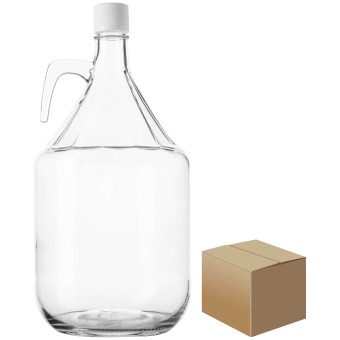 Бутылка "Графин" с ручкой и пробкой 3,0 л. коробка 