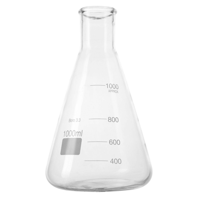 Колба коническая КН-2-1000-50 с делениями