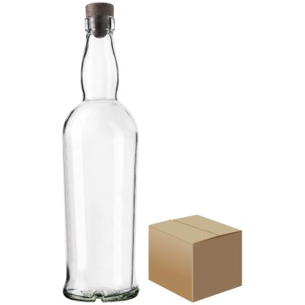 Бутылка "Купаж П" 0,7 л. с пробкой полимерной Т-образной коробка 