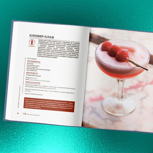 Книга "Коктейли. Гид домашнего бармена" Книга "Коктейли. Гид домашнего бармена"