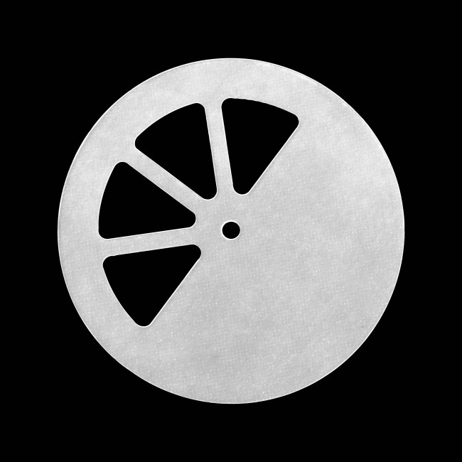 Силиконовый диск d80 (отв-2, D-22, квадратный слив, Апельсин) нижний)