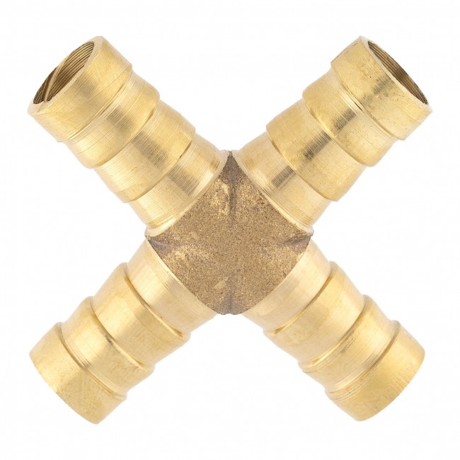 Крест ёлочка 10 мм латунь Крест ёлочка 10 мм латунь