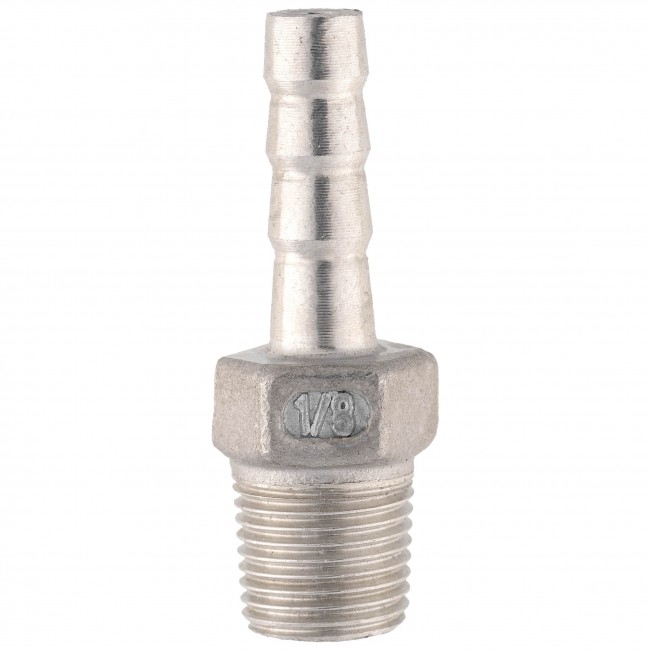 Штуцер ёлочка НР 1/8" AISI 6 мм Штуцер ёлочка НР 1/8" AISI 6 мм