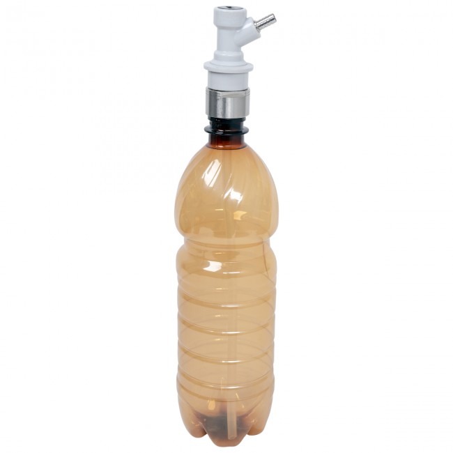 Переходник с коннектора на бутылку ПЭТ нерж.