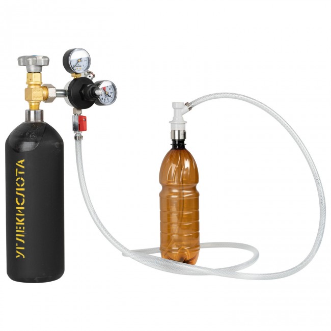 Переходник с коннектора на бутылку ПЭТ нерж.