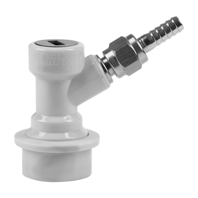 Штуцер нержавеющий с накидной гайкой ВР 1/4"FFL 7 мм.