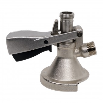 Заборная головка тип "А" латунная с штуцерами 