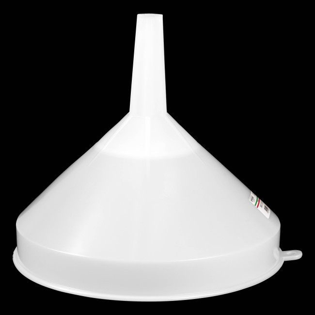 Воронка полипропиленовая с сеткой d-300 мм, h-270 мм. Воронка полипропиленовая с сеткой d-300 мм, h-270 мм.