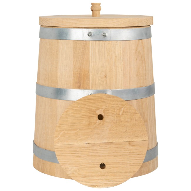 Дубовая кадка 30 л "Профи" с крышкой и гнетом Дубовая кадка 30 л "Профи" с крышкой и гнетом