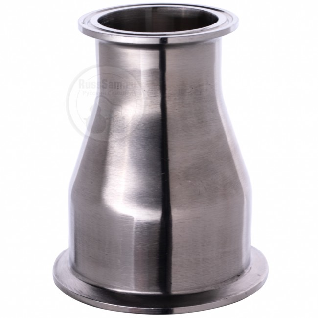 Переходник КЛАМП 2,0" (DN51) - КЛАМП 3,0" (DN76) h - 110 мм Переходник КЛАМП 2,0" (DN51) - КЛАМП 3,0" (DN76) h - 110 мм