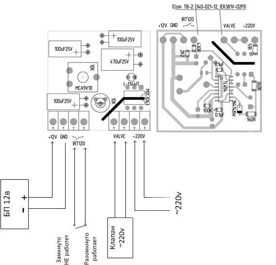 Плата ШИМ регулятора Плата ШИМ регулятора