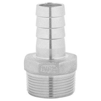 Штуцер ёлочка НР 1 1/4" AISI 25 мм Штуцер ёлочка НР 1 1/4" AISI 25 мм