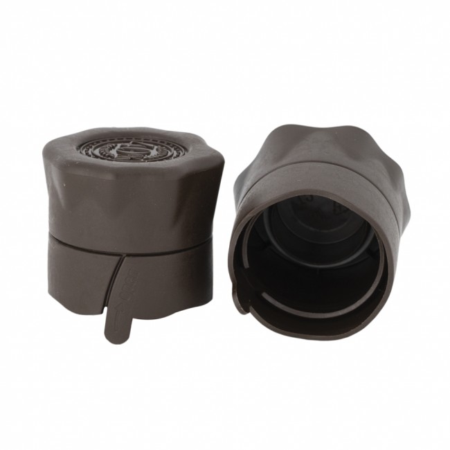 Колпачок полимерный "Винт" 28 мм коричневый