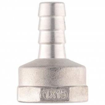 Штуцер ёлочка ВР 1" AISI 15 мм Штуцер ёлочка ВР 1" AISI 15 мм