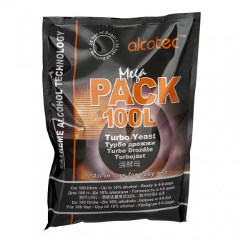 Дрожжи спиртовые "Alcotec MegaPack Turbo" 360 гр.