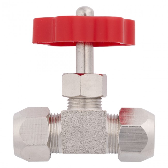 Кран игольчатый под трубку 12 мм. Кран игольчатый под трубку 12 мм.