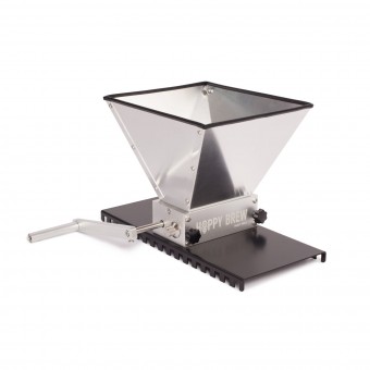 Мельница для солода двухвальцовая Hoppy Brew на подставке