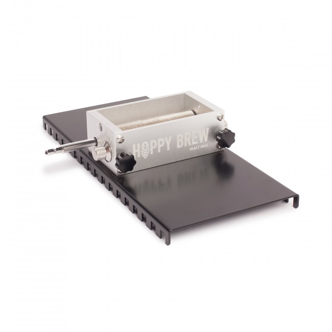 Мельница для солода двухвальцовая Hoppy Brew на подставке Мельница для солода двухвальцовая Hoppy Brew на подставке