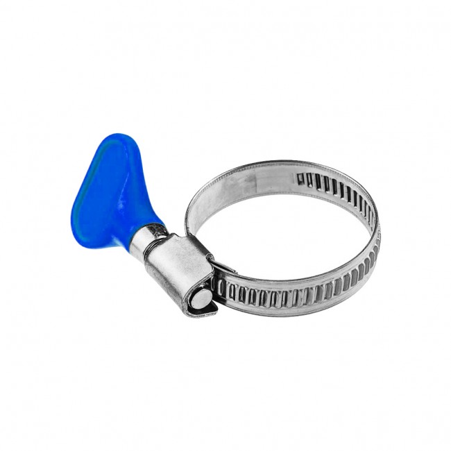 Хомут "Бабочка" нерж. 8-12 мм 