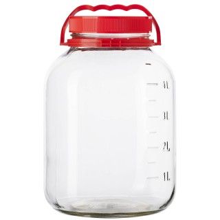 Банка 5 л. с делениями и ручкой