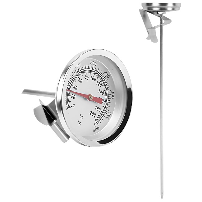 Термометр аналоговый с длинным щупом и клипсой