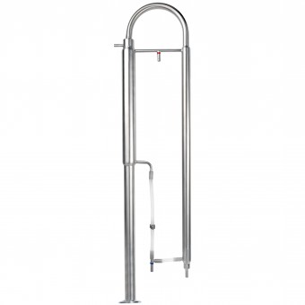 Дистиллятор с укреплением (пленочная колонна) 2500ПК CLAMP 1,5" Дистиллятор с укреплением (пленочная колонна) 2500ПК CLAMP 1,5"