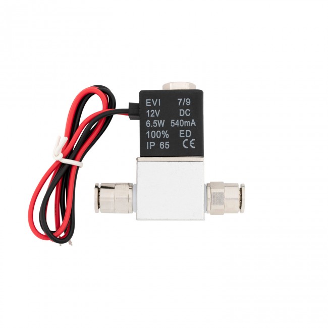 Соленоидный клапан 12v Ду 2,5 (Эвелен) без штуцеров