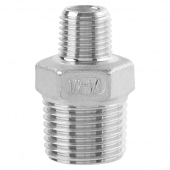 Переходник НР 1/4" НР 1/2" AISI Переходник НР 1/4" НР 1/2" AISI