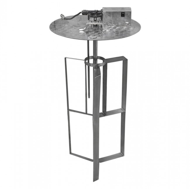 Мешалка в сборе с крышкой для зерновых заторов ПВК 80 литров 