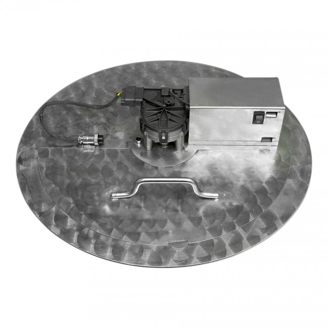 Мешалка в сборе с крышкой для зерновых заторов ПВК 80 литров 