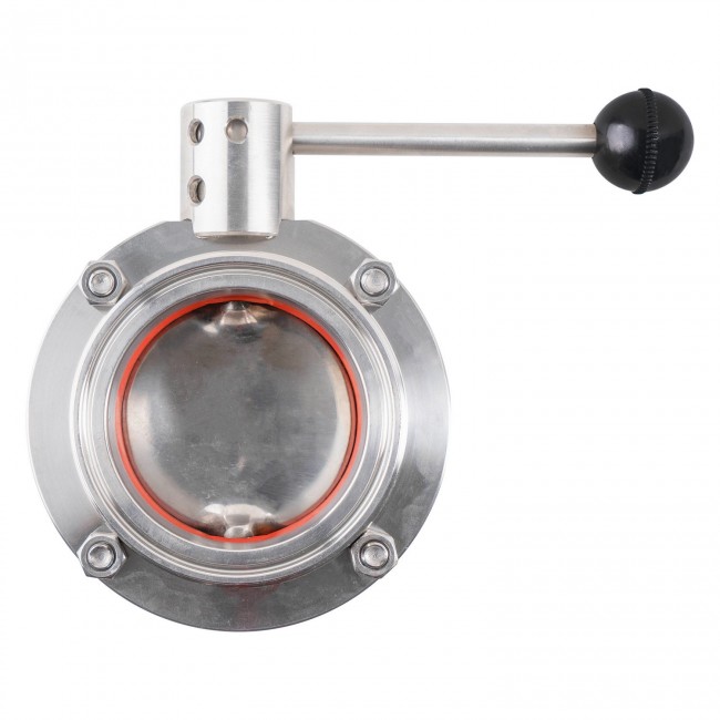 Кран дисковый бабочка CLAMP 3,0" AISI 