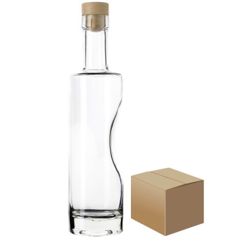 Бутылка "Deboss" 0,5 л. с пробкой полимерной Т-образной коробка